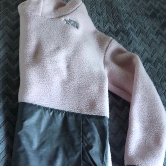 Northface Hooded Fleece pullover 14/16 Pink - Picture 4 of 5